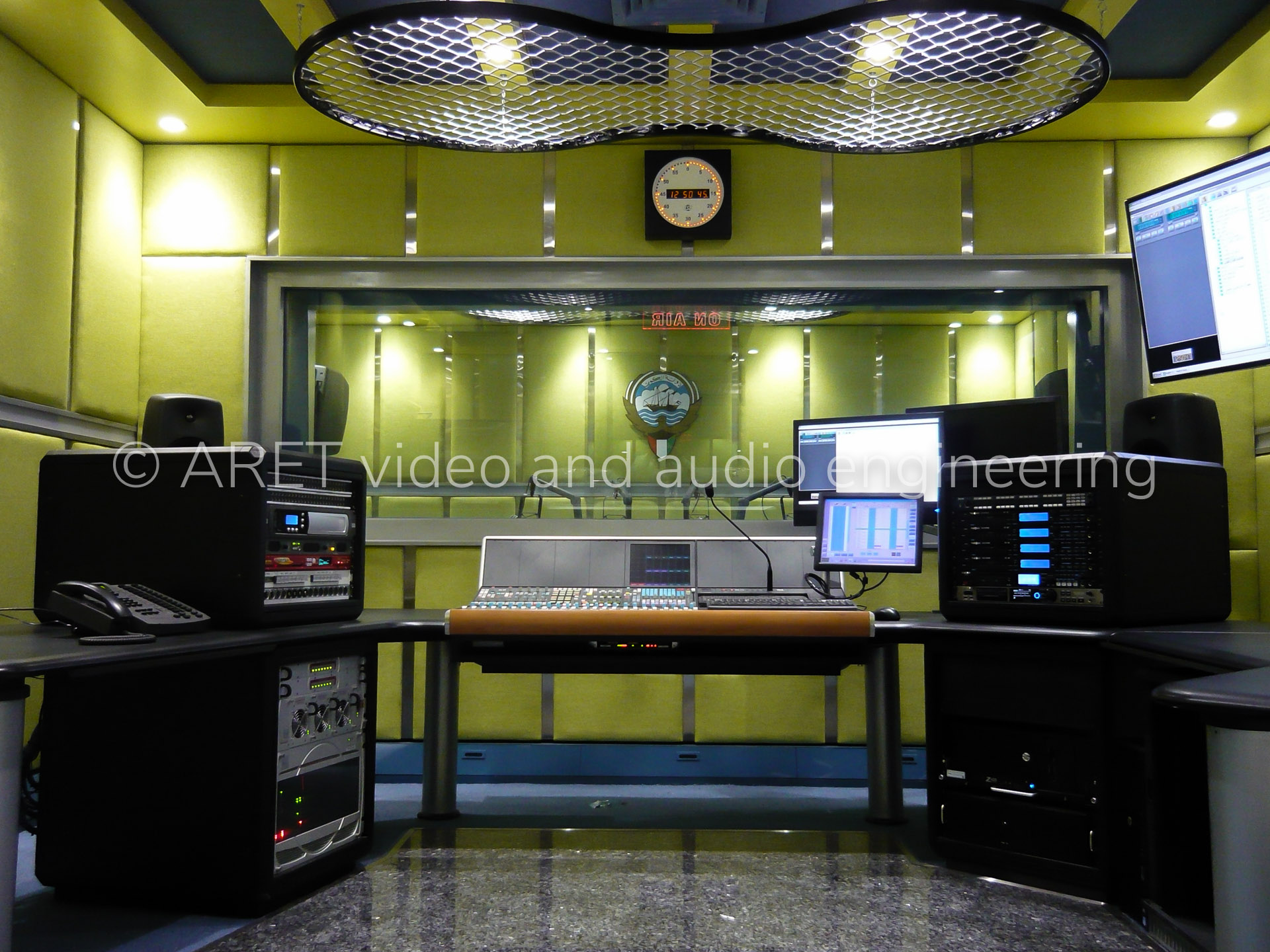 radio broadcast studio